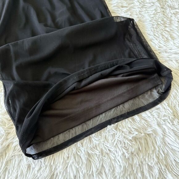 NWT Tadashi Shoji Collection Formal Black Wide Leg Pants Size S - Picture 2 of 6